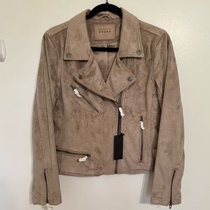 BLANKNYC Faux Suede Moto Jacket NWT